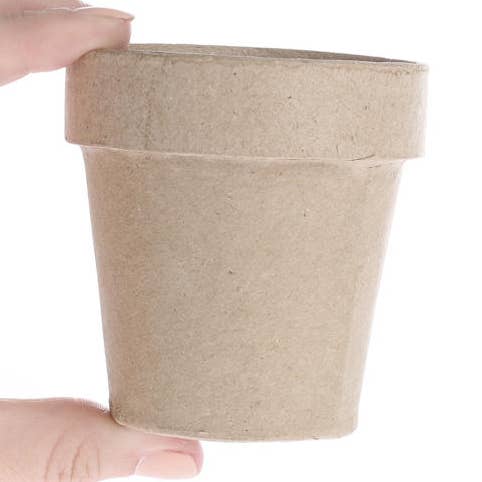 Factory Direct Craft - Wholesale Plant pot - 3" x 3" - Paper Mache Flower Pot0