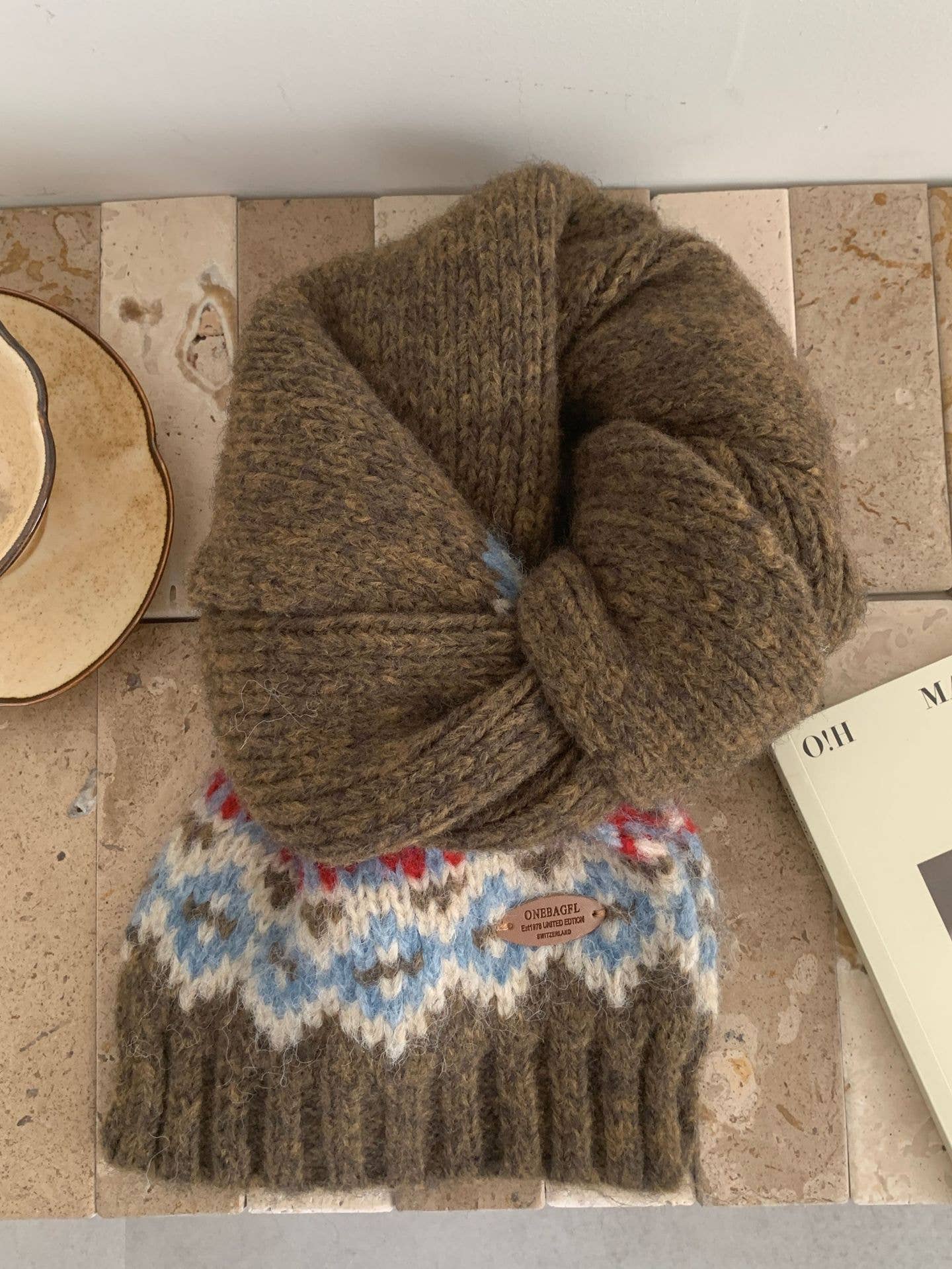 MKS America - Wholesale Scarf - Women's - Vintage Fair Isle Christmas Scarf3