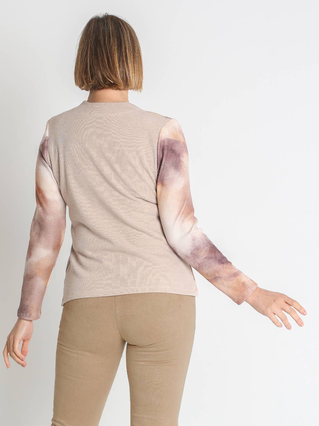 LOURDES CASTILLO - Wholesale Suit Set - Women's - 371052N FALSE SET FADED PRINTED DOT4