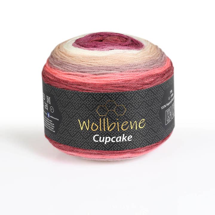 Wollbiene - Wholesale Yarn - woolen bee cupcake gradient wool knitting wool 150g8