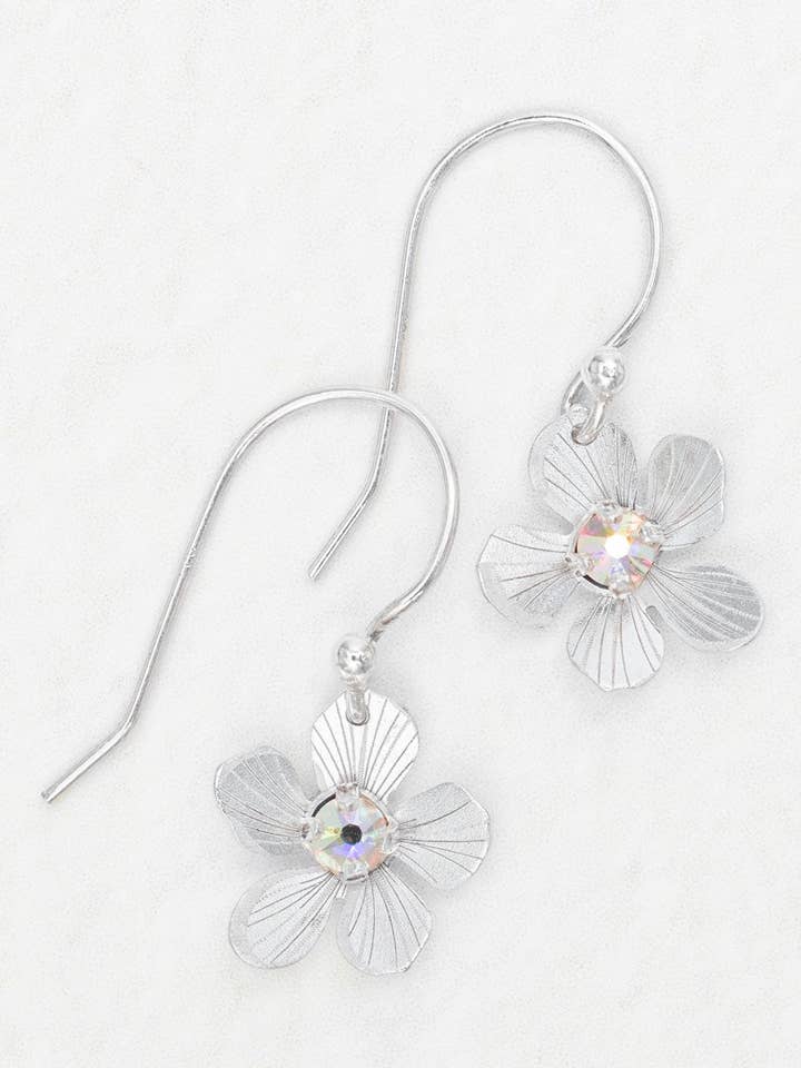 Petite Plumeria Drop Earrings for wholesale by Holly Yashi