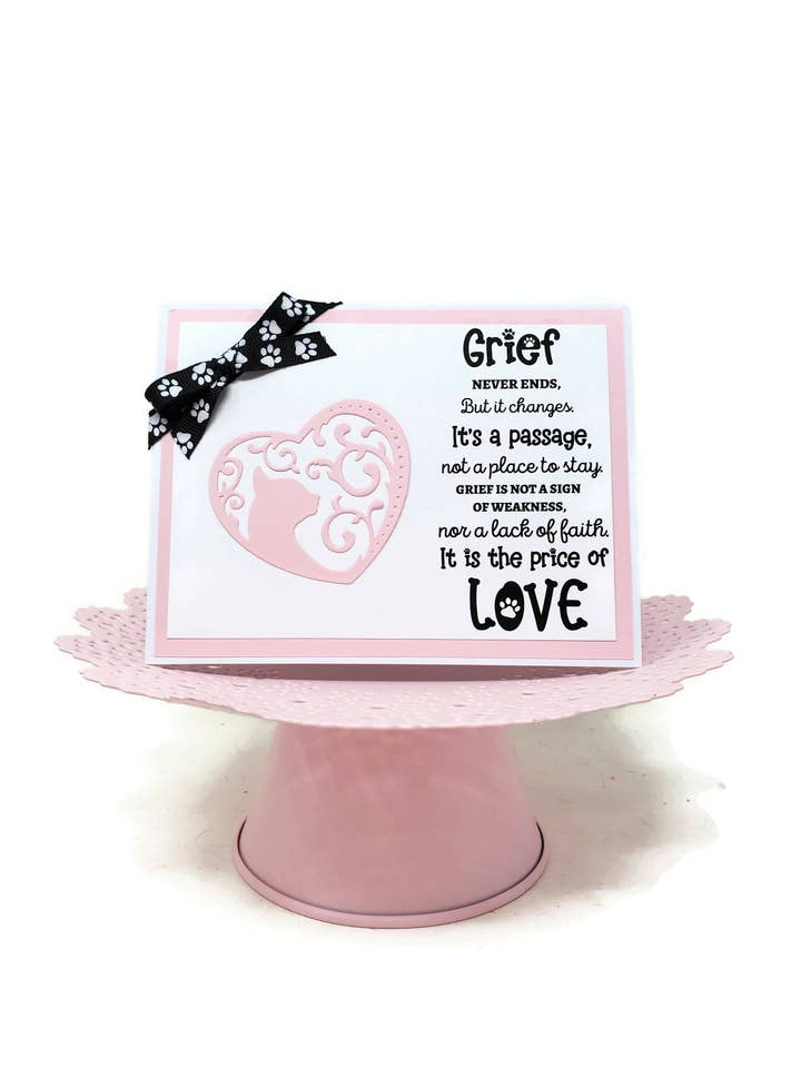 Tarjeta de simpatía de gato para venta al por mayor de Misfit Manor Shop