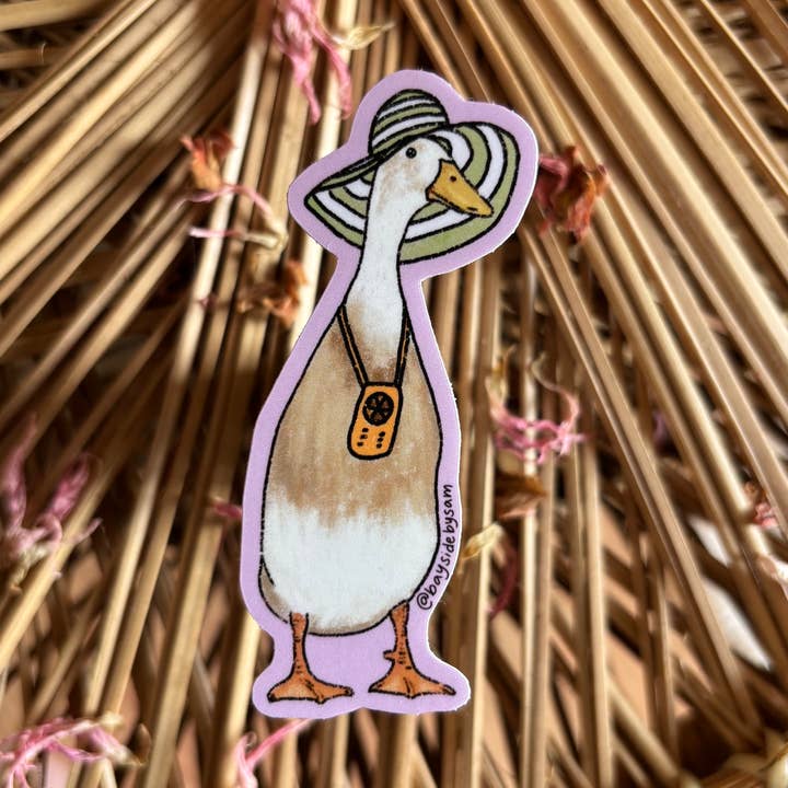 Pool Duck 3" Vinyl Sticker for wholesale by Bayside by Sam