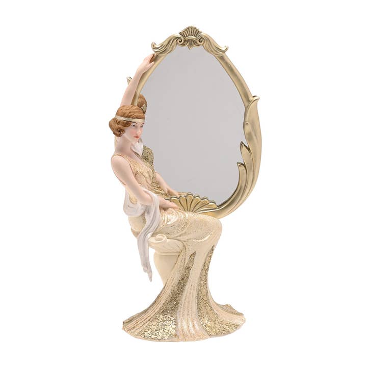 Juliana 'Broadway Belles' Golden Gatsby Mirror for wholesale by WIDDOP and Co. US