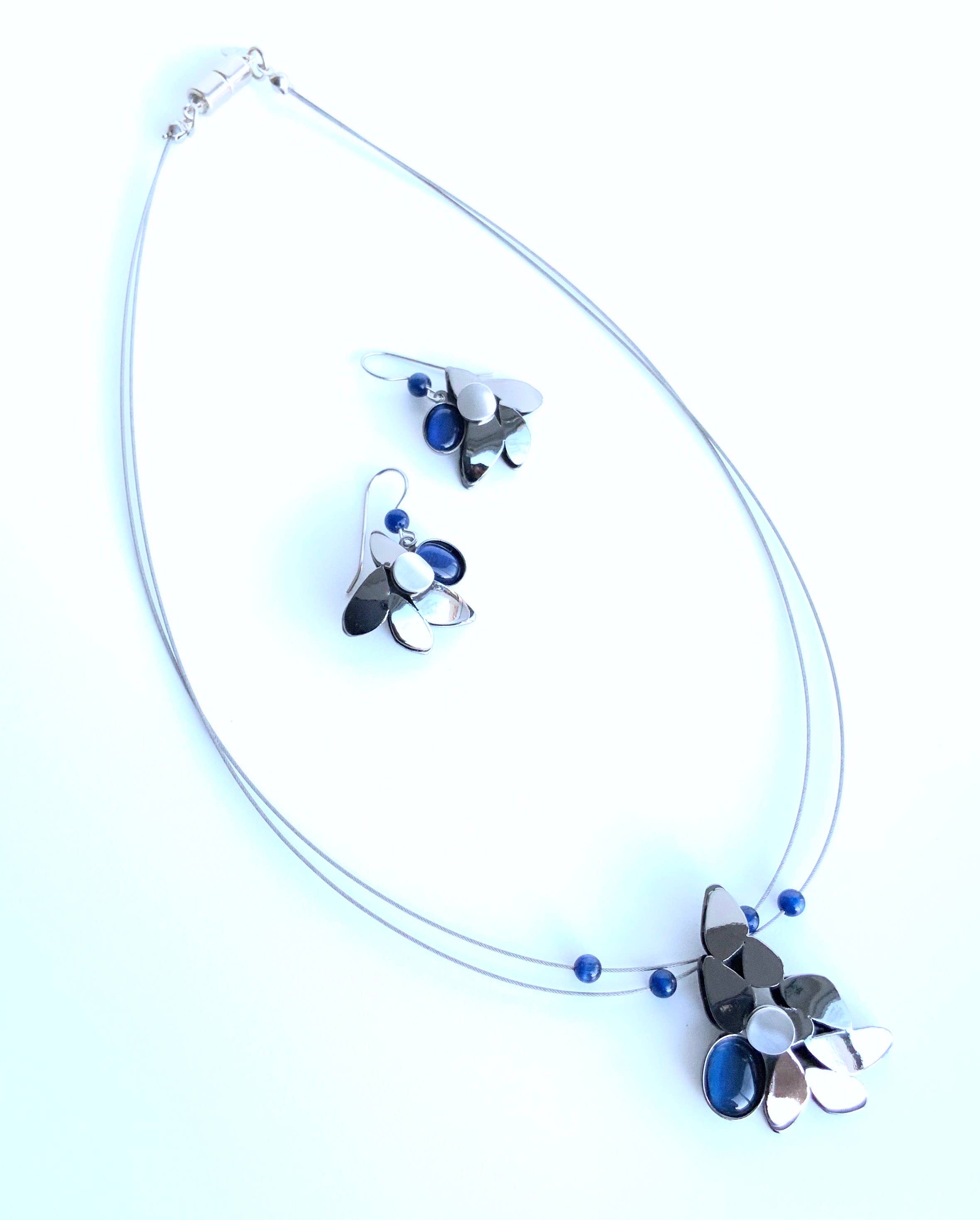 Christophe Poly / Crono Design - Vente Parures de bijoux - ENSEMBLES Préemballés (DFY1) - 6xColliers17'' & Ensembles d'Oreilles & Présentoirs Gratuits21