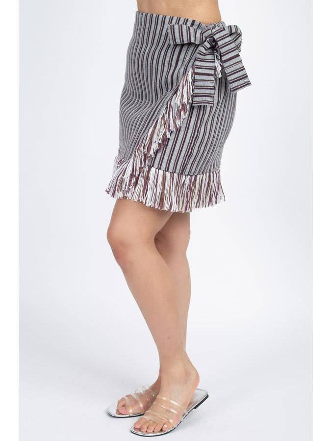 Lakhays Collection Inc. - Wholesale Skirt - Women's - Women's Woven Winter Mini Skirt3