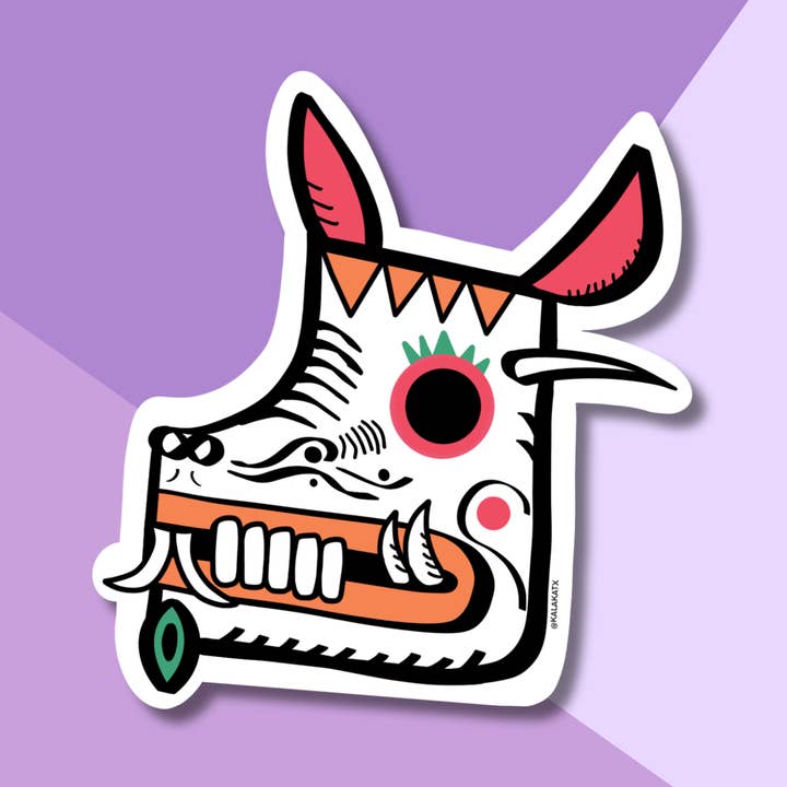 Xolo Alebrije | Vinyl Sticker for wholesale by Kalaka Tx