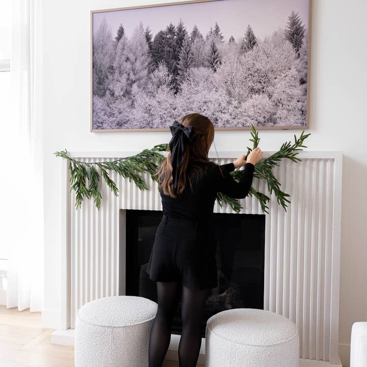 Luxe B Co - Wholesale Christmas Decoration - Norfolk Pine Christmas Garland Real Touch By Luxe B Co. 6ft0