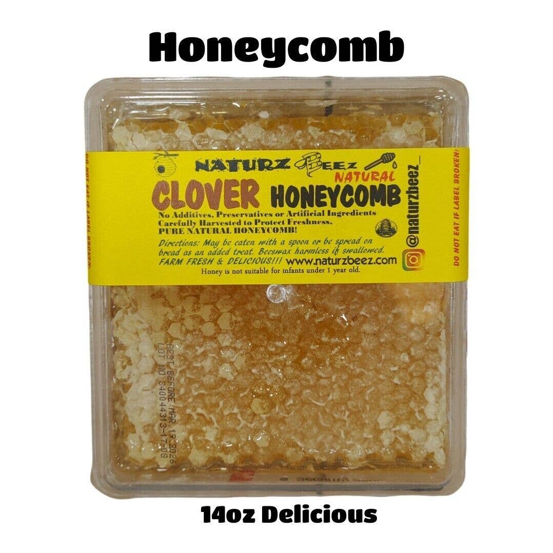 Naturz Beez - Wholesale Honey - HONEYCOMB 14oz PURE UNFILTERED HONEY COMB8