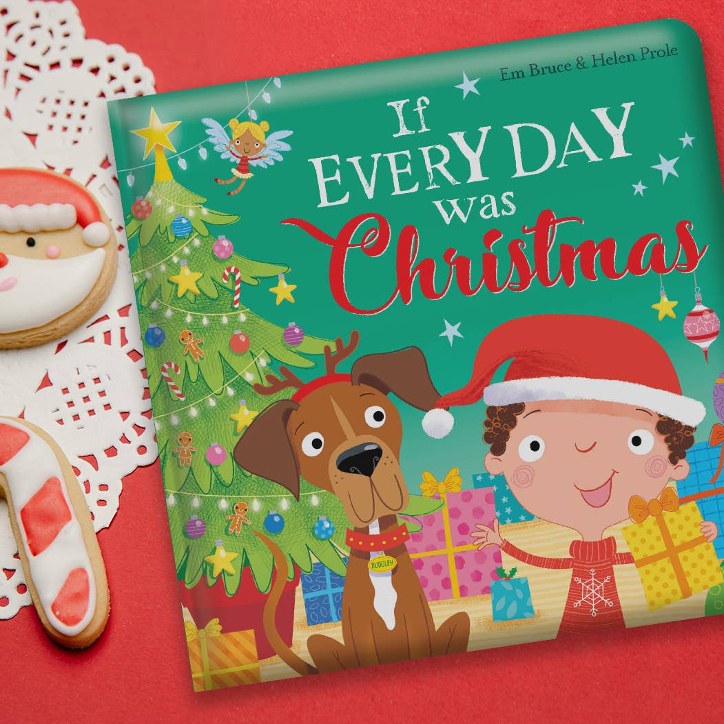 Simon & Schuster - Wholesale Baby & Toddler Book (0-2) - If Every Day Was Christmas: Padded Board Book by Em Bruce5