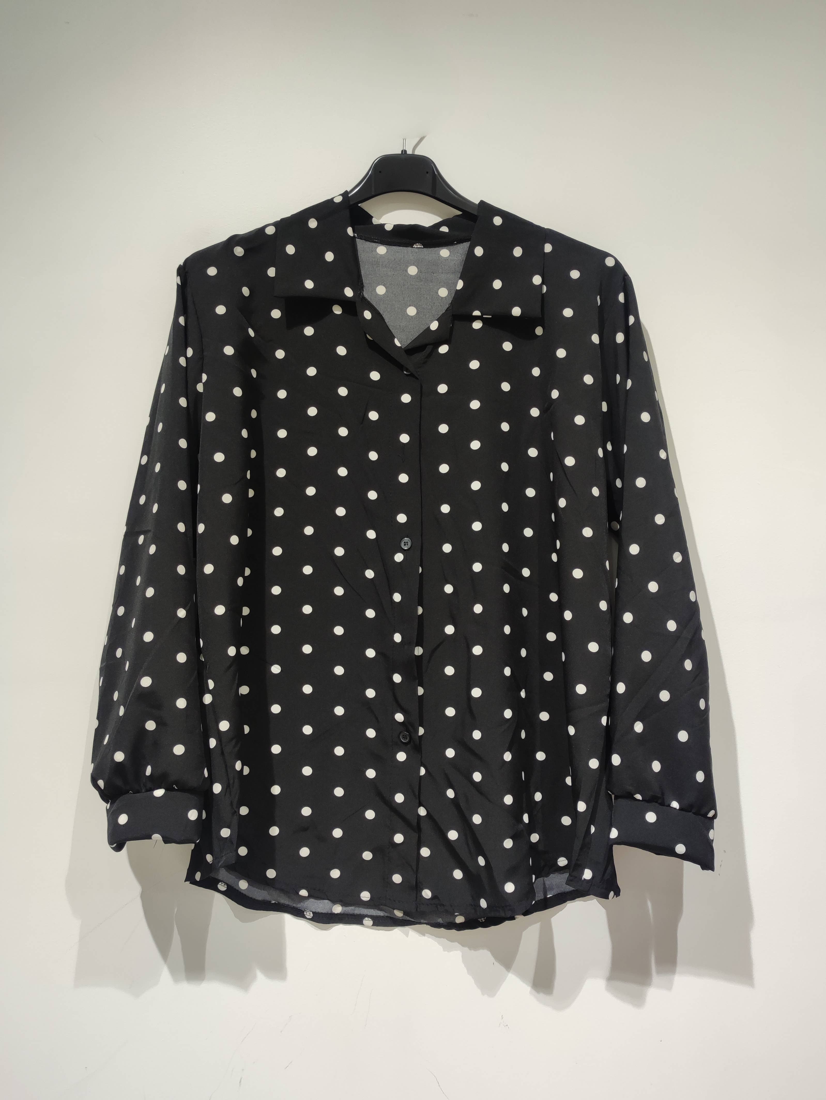 Pomelo paris - Wholesale Button Down Shirt - Women's - CHEMY Polka Dot Blouse