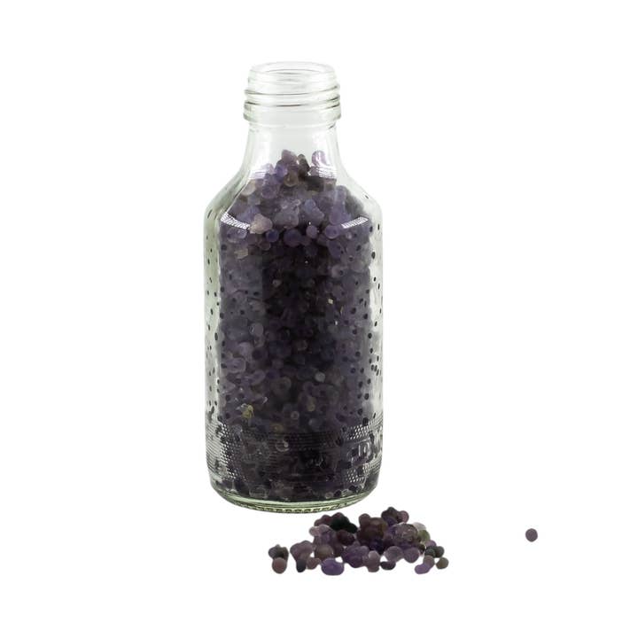 Quasar Gems USA - Wholesale Spiritual Stone/Crystal - Grape Agate Bottle-- Raw Grape Agate Crystal Chips0