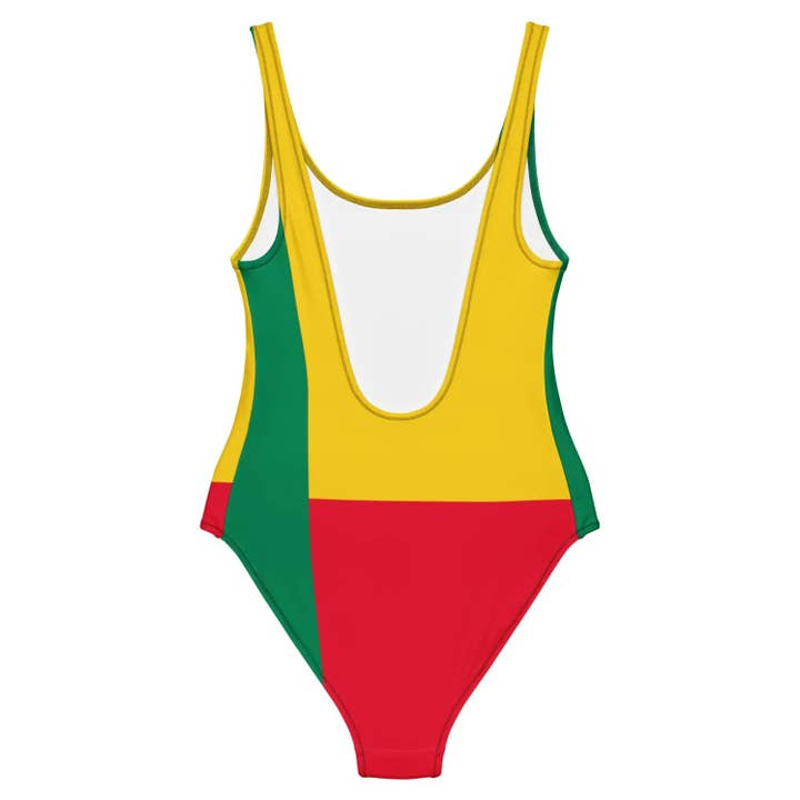 Pixelforma – wholesale Baddräkt - Dam – Baddräkt 1 Del Benin Flagga