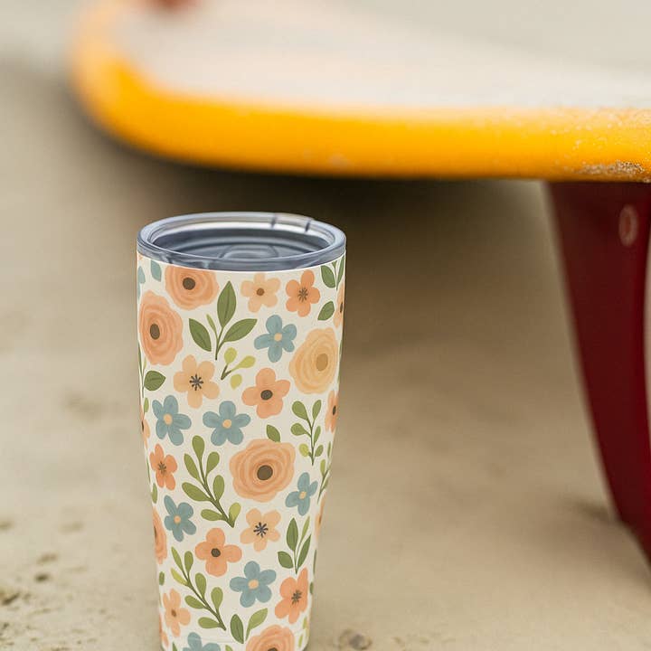 30 oz. SIC Tumbler | Peach Petals for wholesale by SIC Cups