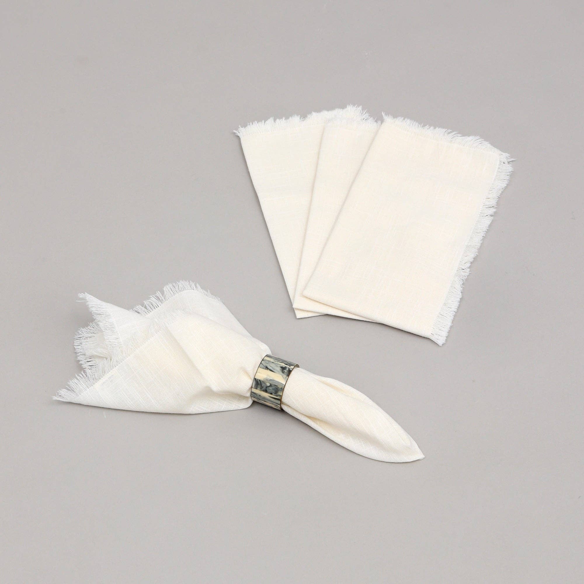 ExpoBazaar - Venta al por mayor Servilletas de tela - Servilletas de Cena | Juego de Manteles de Algodón Premium de 4, 20x20"7