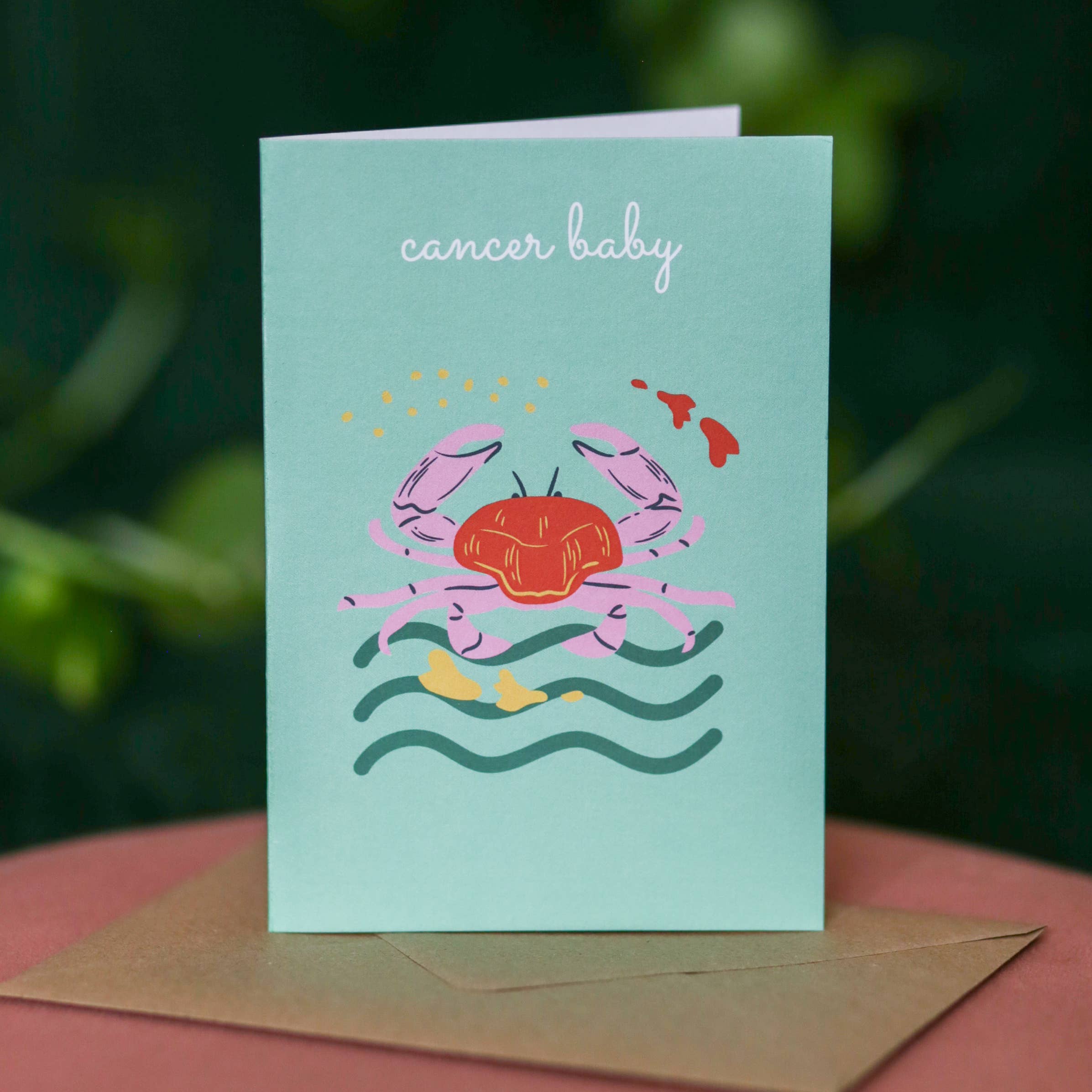 Nina Bombina - Venta al por mayor Tarjetas de cumpleaños - Tarjeta de cumpleaños para Cáncer | Saludos del signo zodiacal0