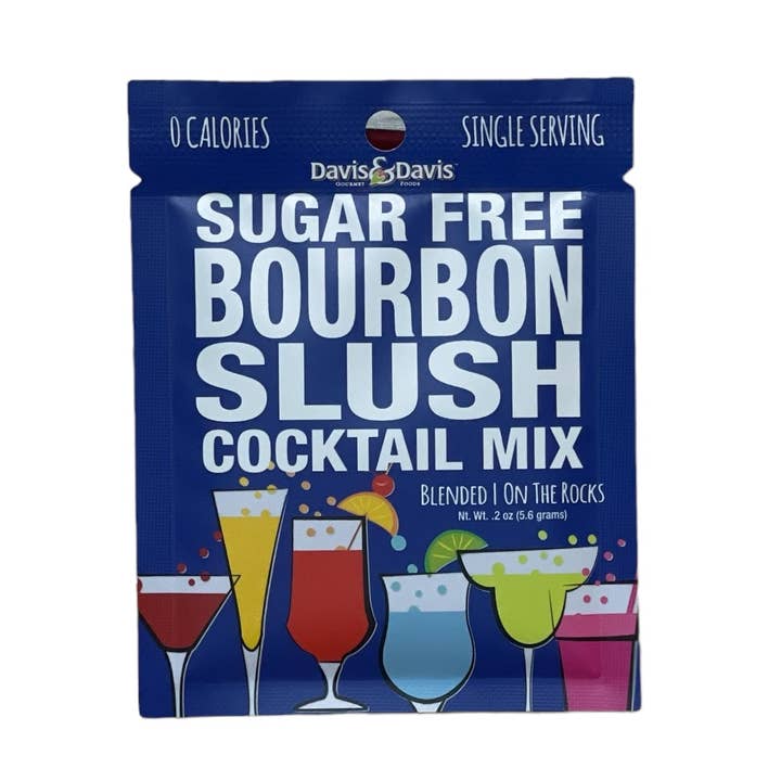 Davis & Davis Gourmet Foods - Wholesale Cocktail mix/syrup - Bourbon Slush ZERO SUGAR Single Serve Craft Cocktail Mix 0