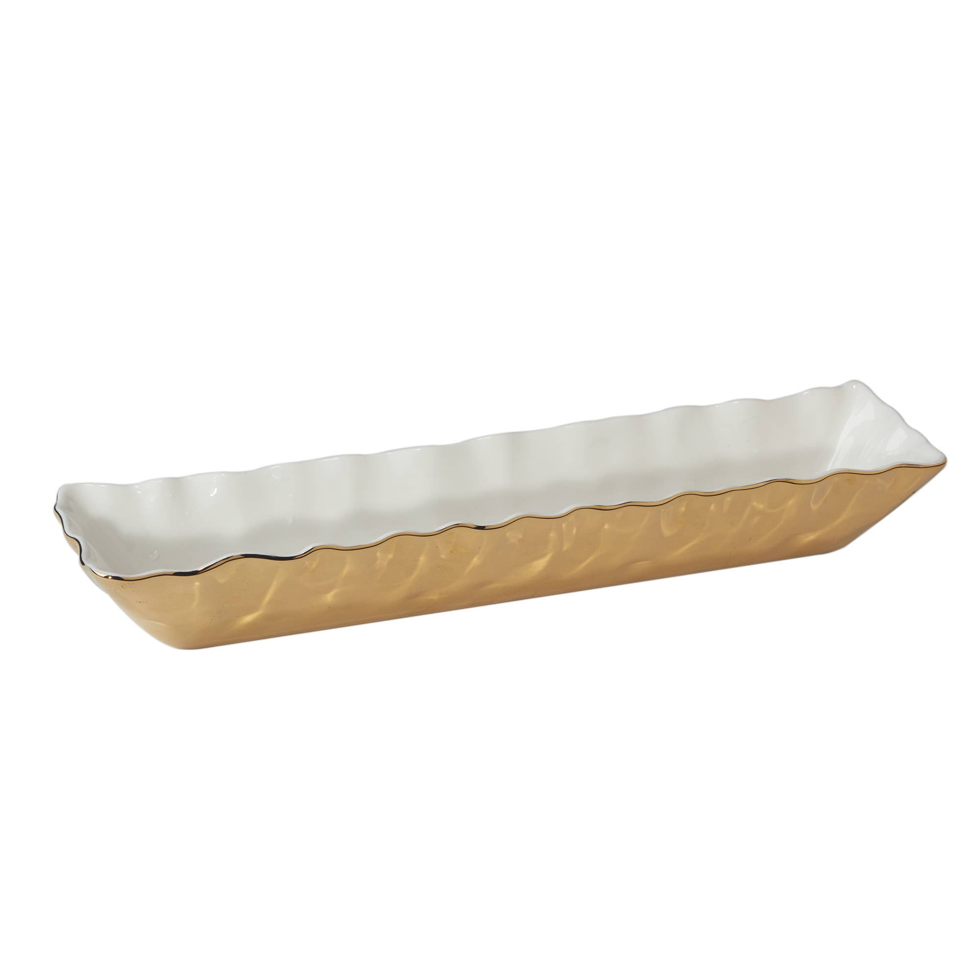 Certified International - Wholesale Serving Tray - Gold Coast Cracker Tray 13 x3.5x2.252