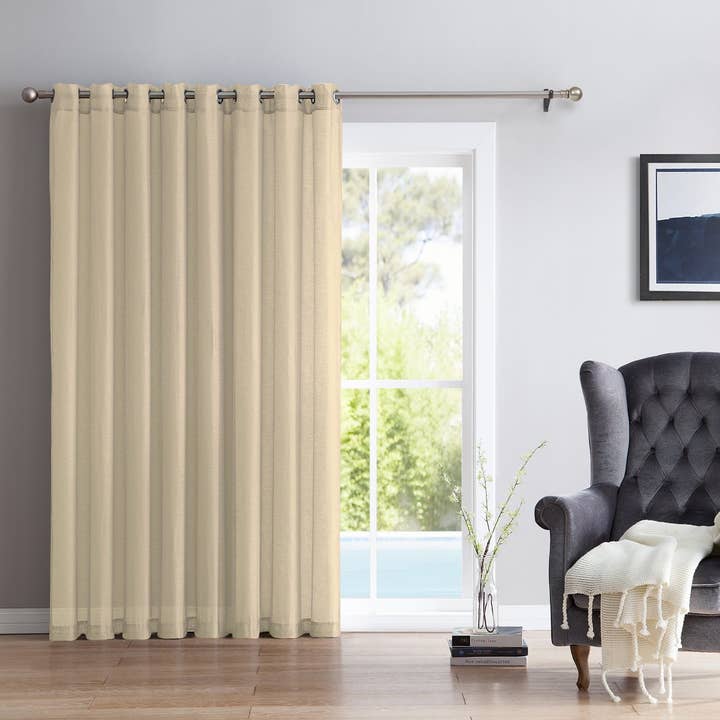 Panneau de porte patio Lucento Sheer Grommet pour la vente par HLC.me