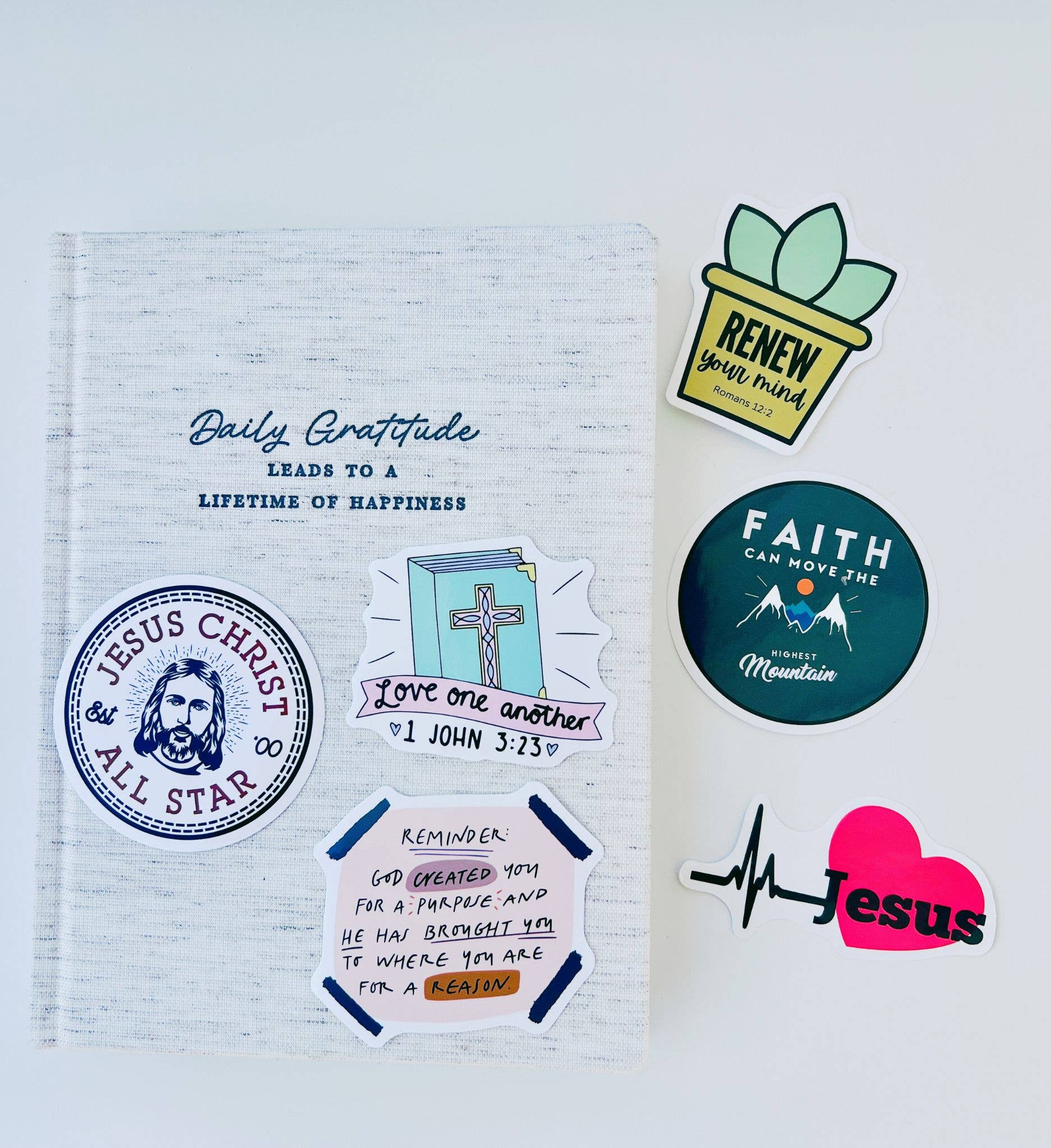 Realigned Energy - Wholesale Sticker - Jesus & Bible Verse Sticker Pack (100Pack)1