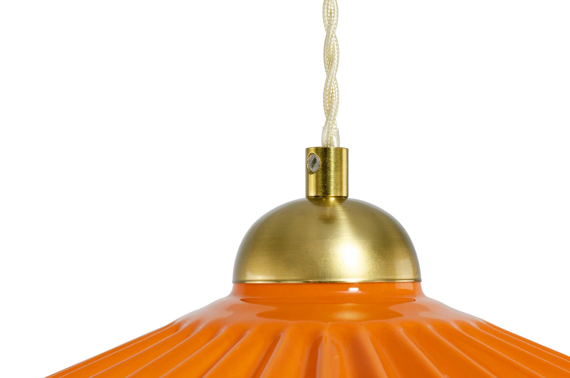 C-Création - Wholesale Chandelier/Hanging Light - Colored ceramic pendant and Babouchka textile cord27