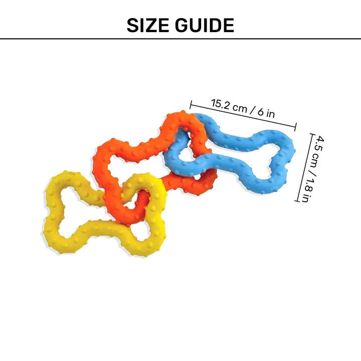 Pets One - Wholesale Pet Chew Toy - Dog - Petstages Mini Bone Tug 2