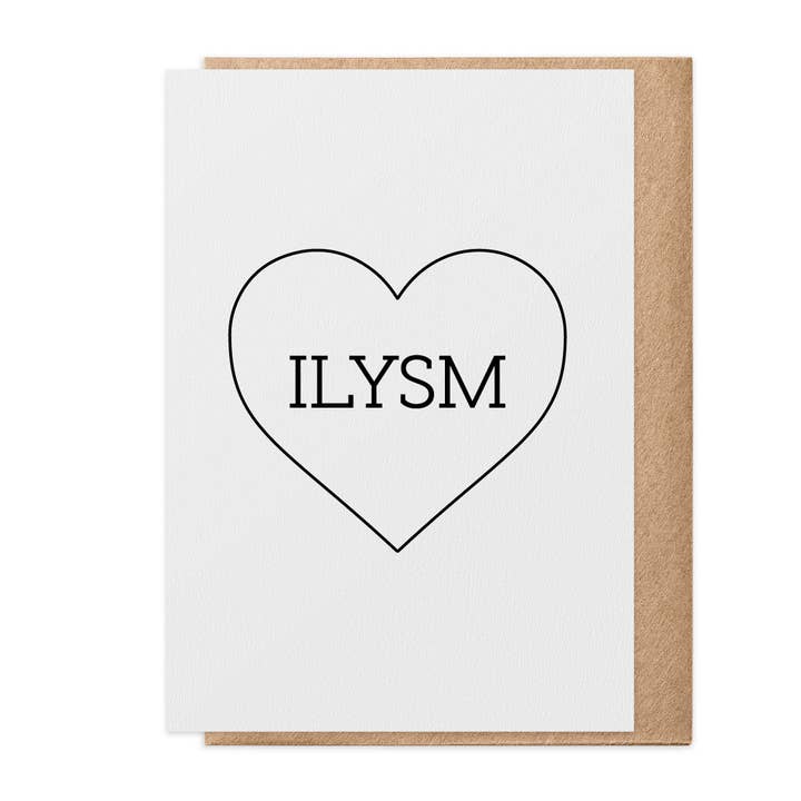 Carte de vœux – Je t'aime tellement pour la vente par Paisley & Parsley