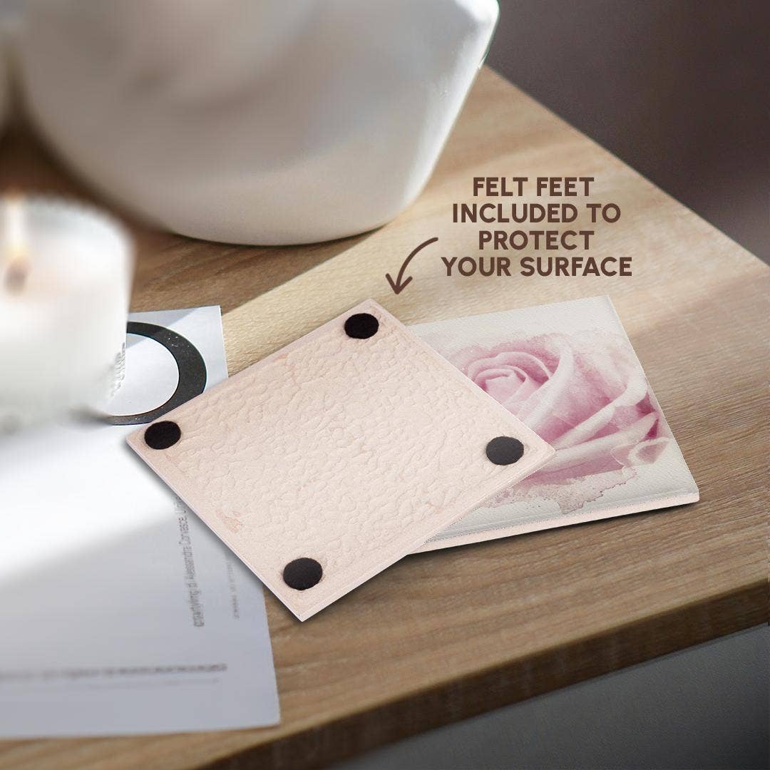 3dRose - Wholesale Coasters - 3dRose, Image Of Watercolor Pink Rose Art, Coaster3