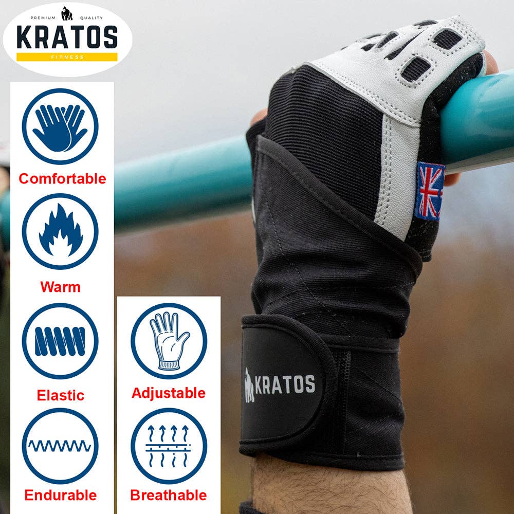 Kratos – wholesale Fitness equipment – Premium Weightlifting Gym Gloves | Improve Your Grip & Performance3