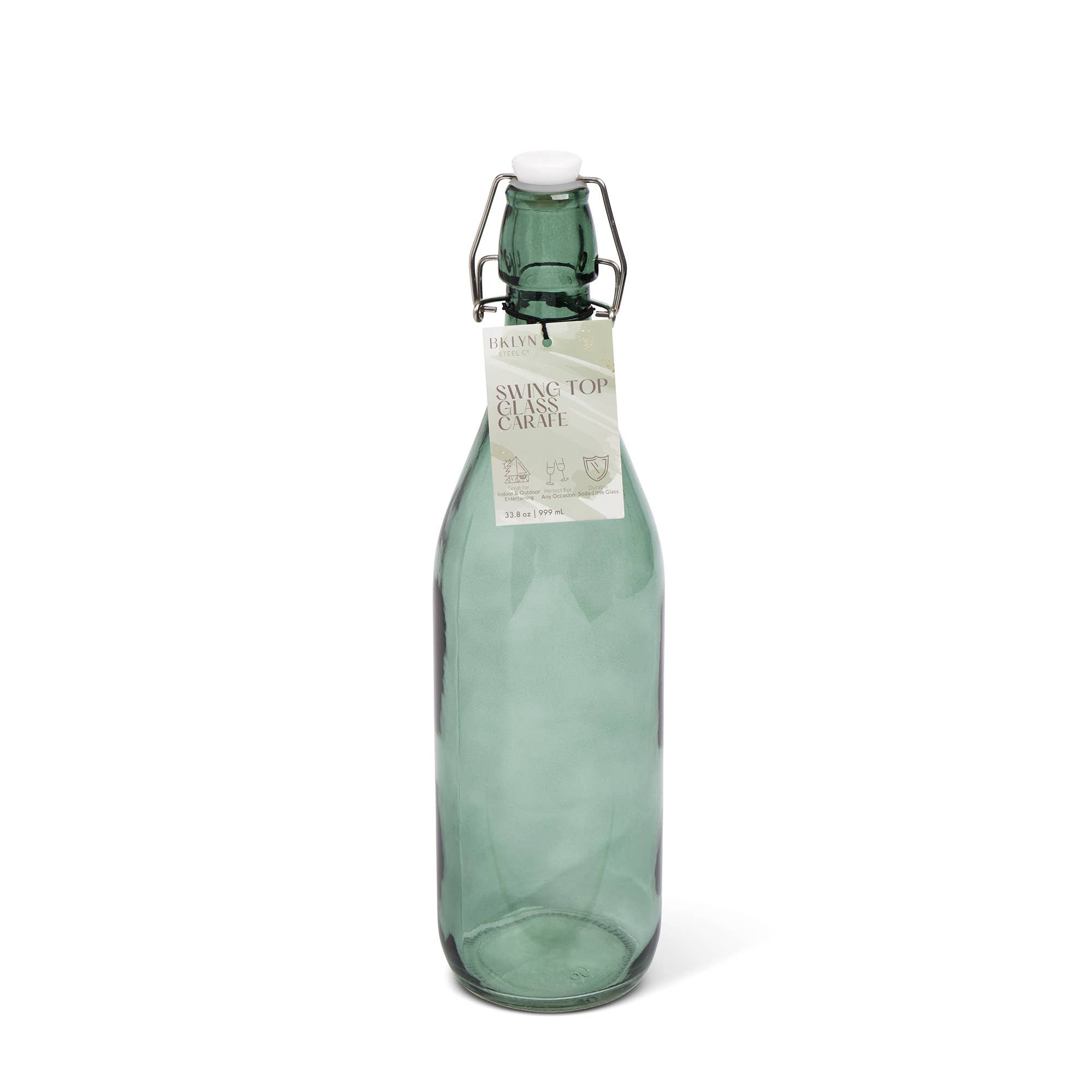Core Home - Wholesale Milk/Juice Bottle - 33.8oz Classic Swing Top Bottle - Matcha2