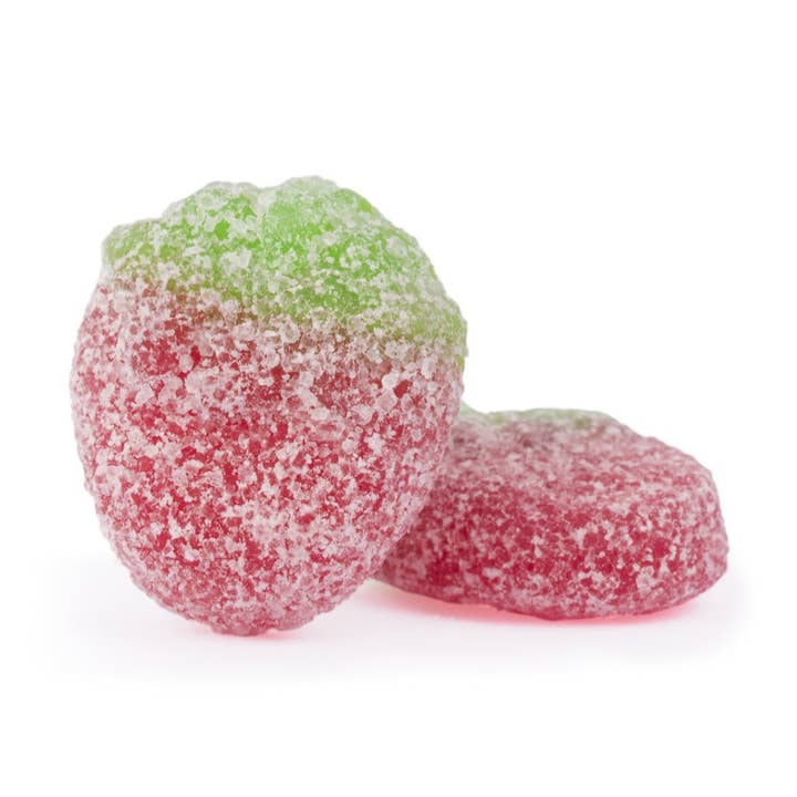 Mini Sour Strawberries for wholesale by Sugarjoy Swedish Candy