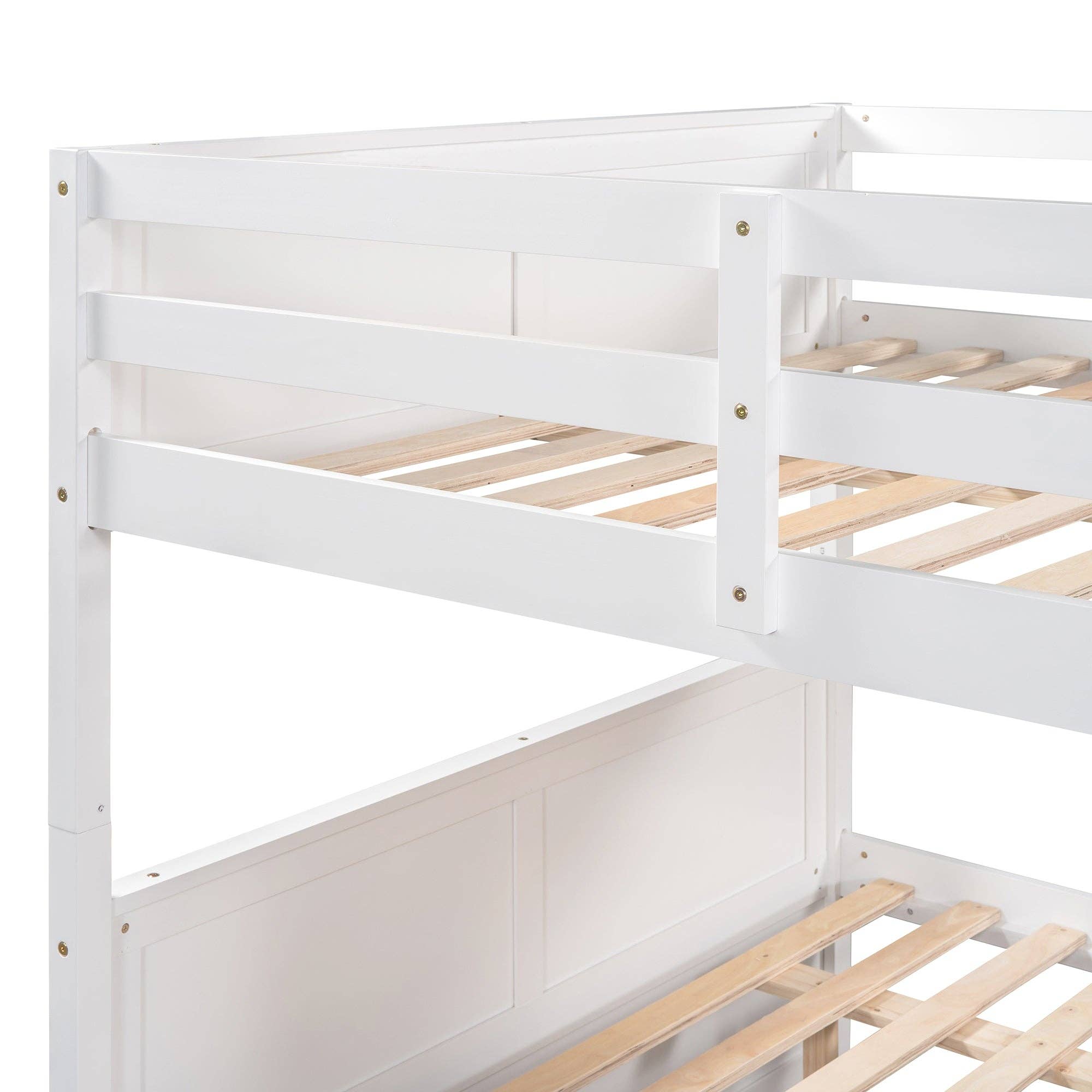 VTNG50 - Wholesale Bed - Full Over Full Bunk Bed with Twin Size Trundle, White11