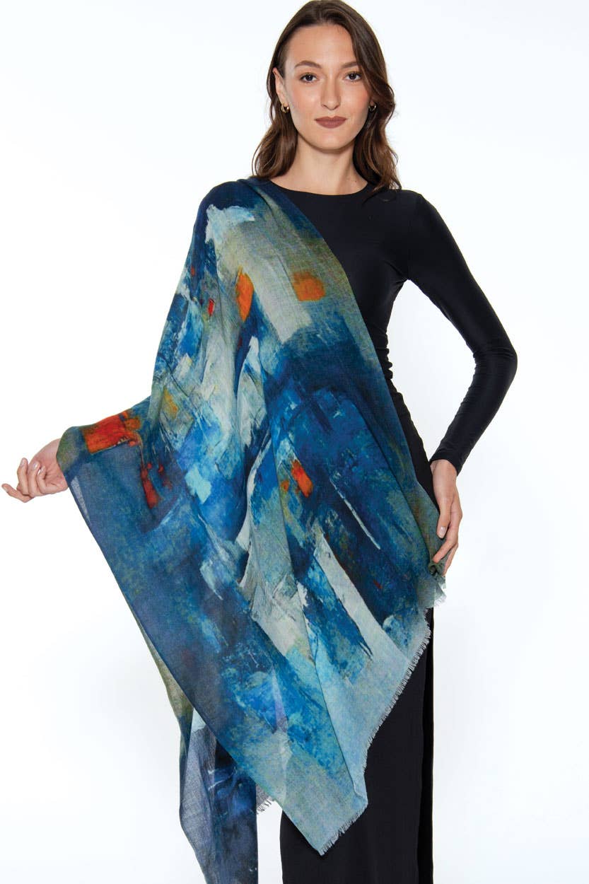 Sevya Handmade - Vente Châle – femme - Châles en laine fine Amiya0