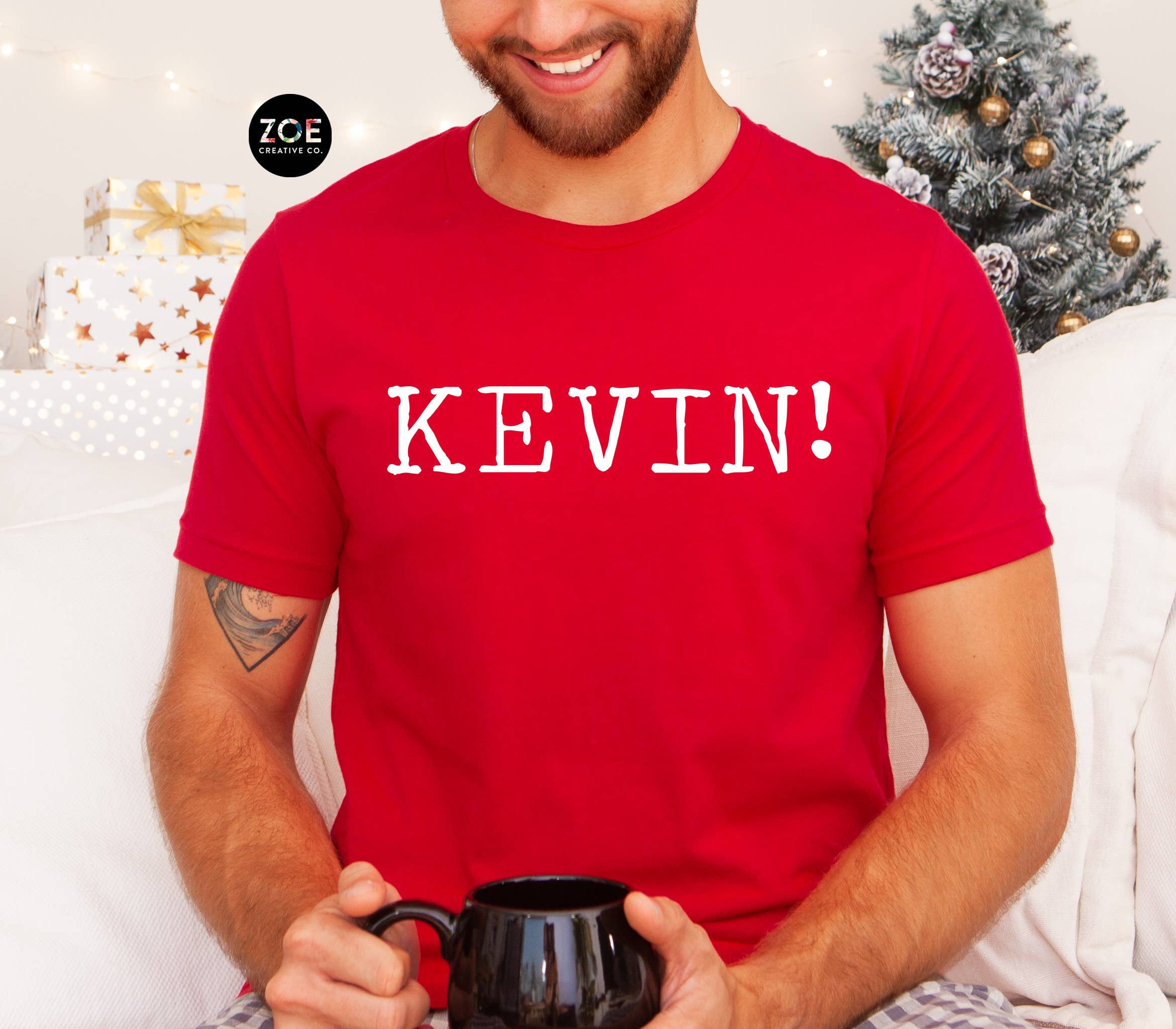 Zoe Creative Co - Wholesale Screen Printed T-Shirt - Women's - KEVIN! Home Alone Shirt Christmas Holiday Tshirt Kids Adult7
