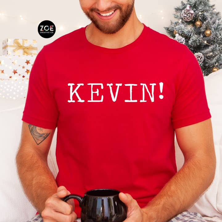 Zoe Creative Co - Wholesale Screen Printed T-Shirt - Women's - KEVIN! Home Alone Shirt Christmas Holiday Tshirt Kids Adult7