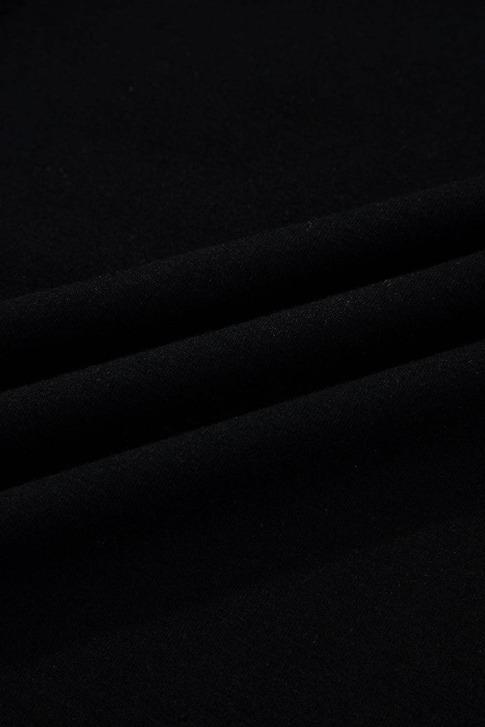 Black Colorblock Scallop Trim Long Sleeve Collared Top for wholesale on Faire5