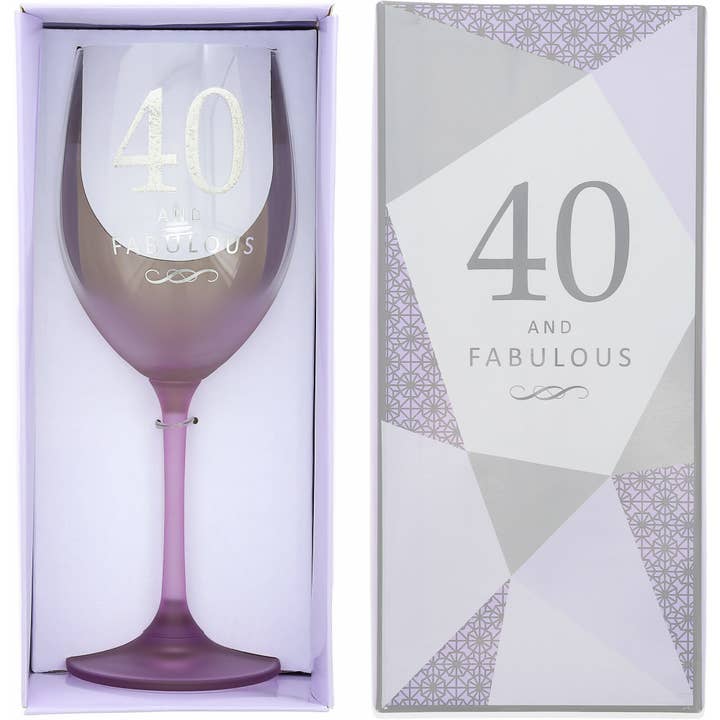 40 - Gift Boxed 19 oz Crystal Wine Glass for wholesale by Pavilion