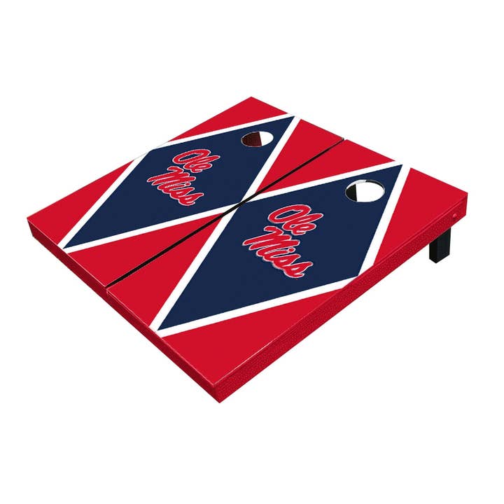 Ole Miss Rebels Diamond All-Weather Cornhole Set for wholesale by Skip's Garage