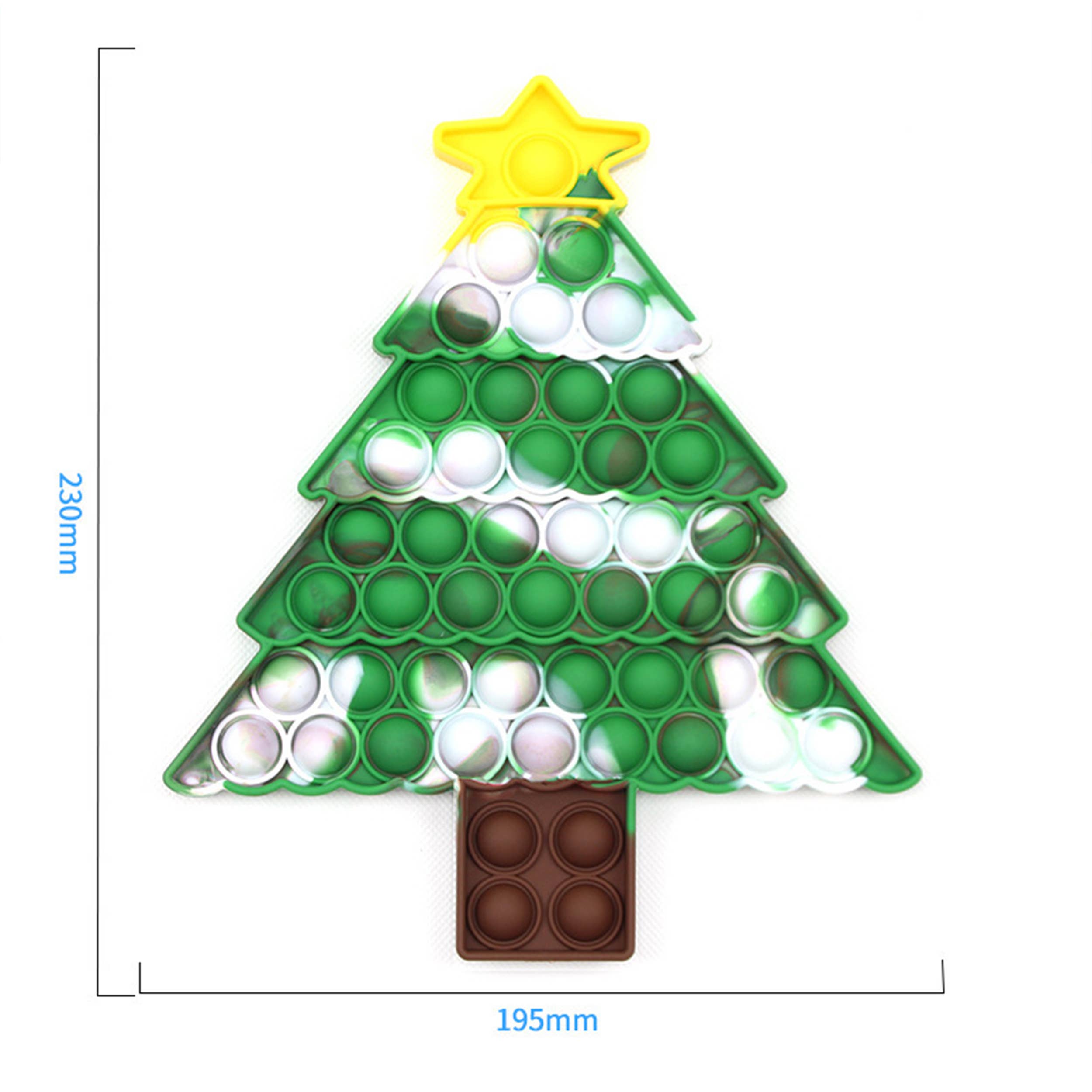 JSBlueRidge Toys - Wholesale Fidget Toy - Kids - Holiday Winter Tree Pop It Fidget Kids Toys7