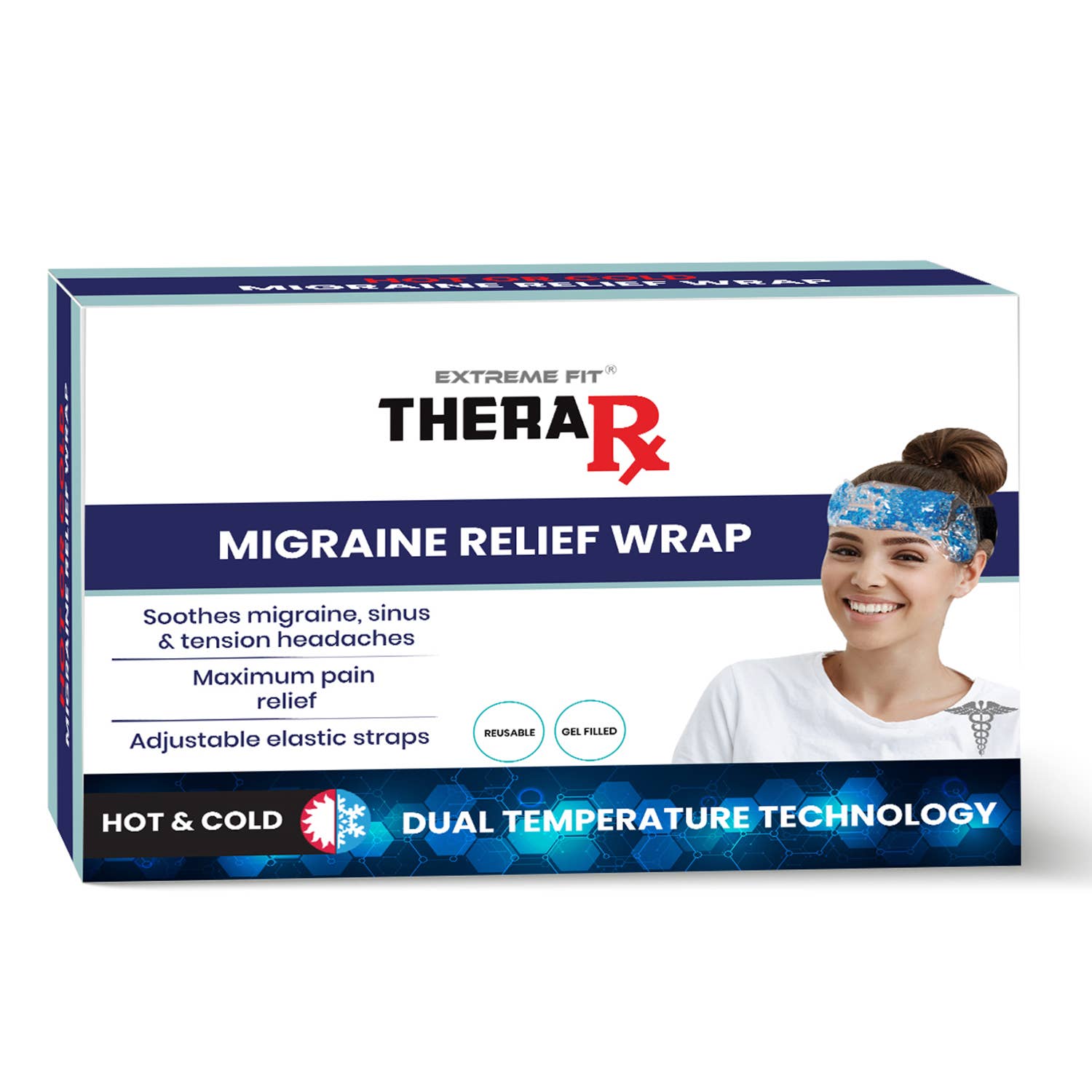 Extreme Fit Wholesale - Wholesale Sleep/Eye Mask - Hot Cold Therapy Eye Mask & Headband Wrap for Migraines5