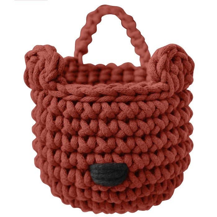 Bear basket | TERRACOTTA for wholesale by Zuri House