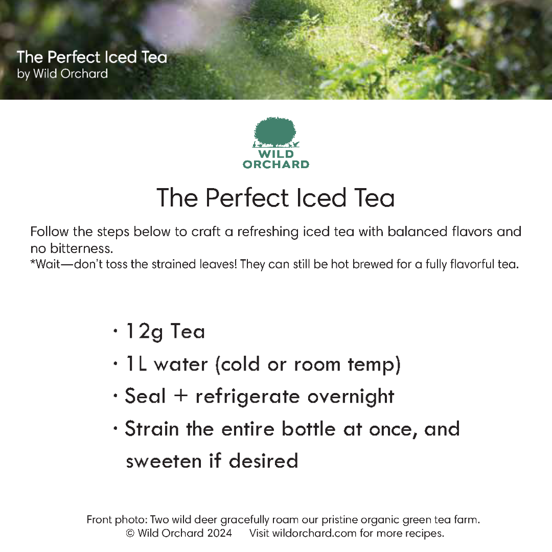 Wild Orchard Tea Company - Wholesale Loose Tea - Sunday Brunch Green Tea – Loose Leaf – Regenerative Organic5