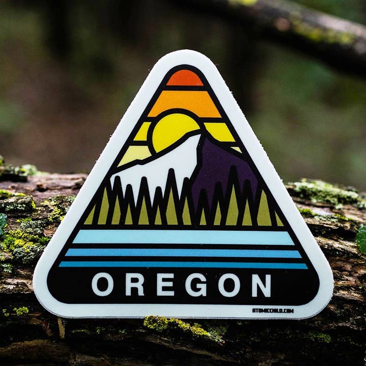 Adesivo Triângulo Oregon por atacado de Atomicchild