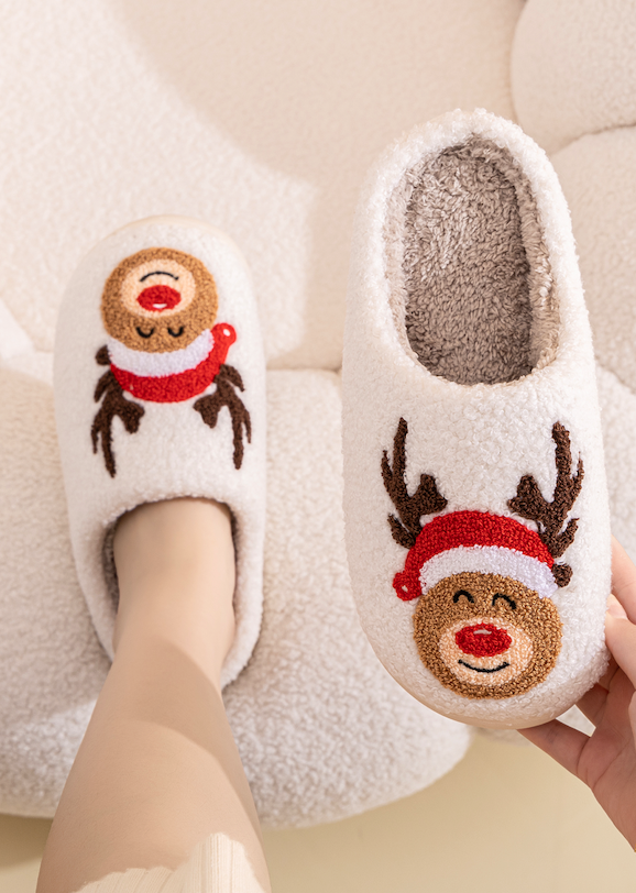 Shop Lev - Vente Chaussons – femme - Chaussons doux, chauds et confortables à thème de Noël12