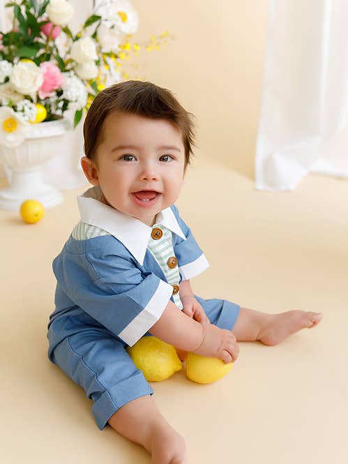 Giuseppe Jumpsuit - Riviera for wholesale by Bambino and Bundles