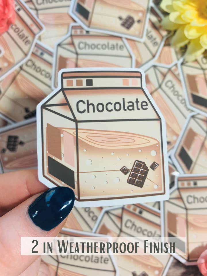Chocolate Milk - Die Cut for wholesale by Emily Rose Creates