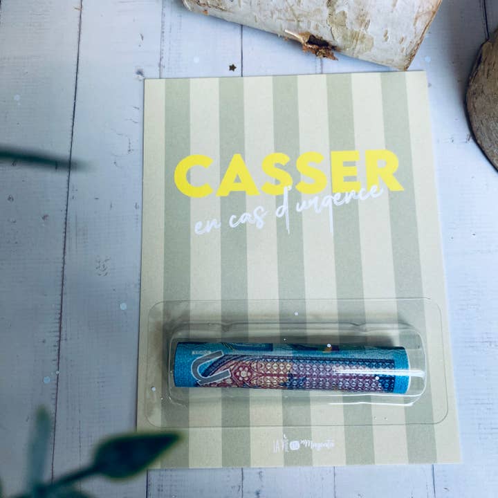 Originalkarte mit Tasche für Notfalltickets brechen für den Großhandel von La vie en magenta