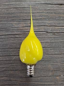 Vickie Jean's Creations Inc - Wholesale Light Bulb/Puck - Yellow Silicone Bulb (4 Watt)