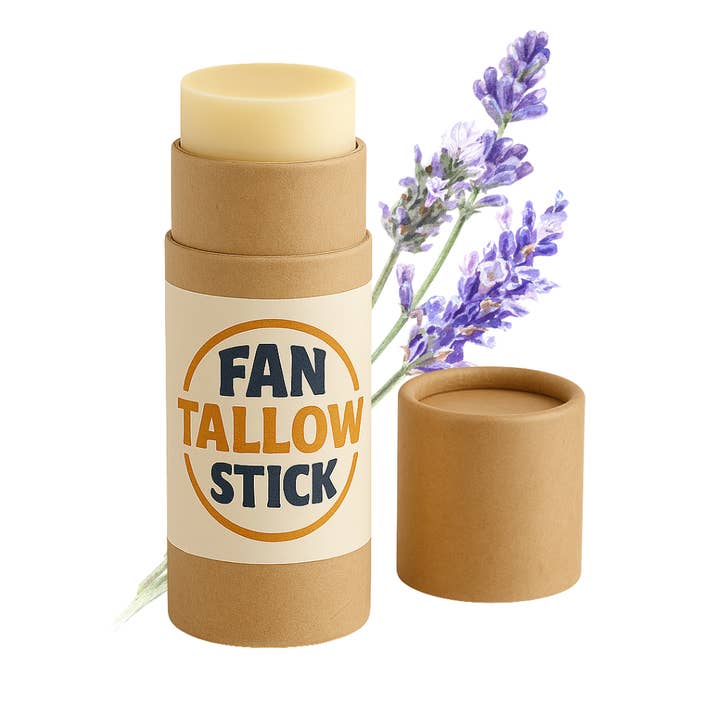 FanTallowStick - Wholesale Solid Lotion - Lavender Tallow Balm – Multi-Purpose | 1 oz or 2 oz
