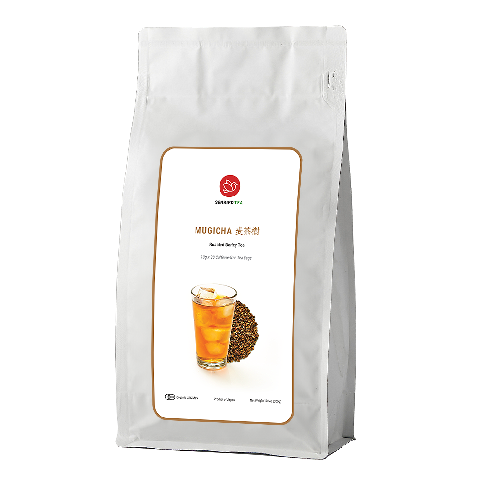 Senbird Tea - Wholesale Tea Bags - Mugicha - Japanese Roasted Barley Herbal Tea | 30 Tea Bags0